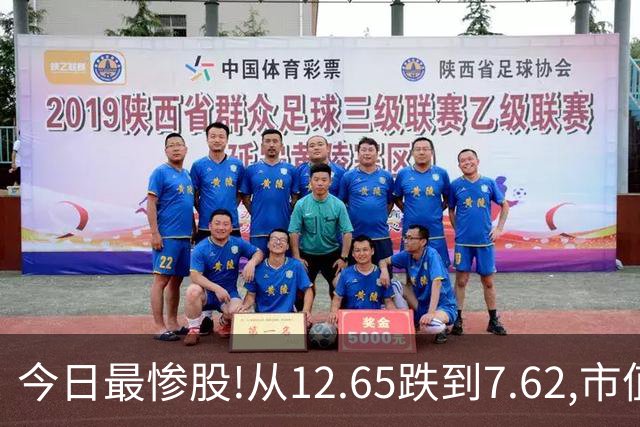 今日最惨股!从12.65跌到7.62,市值蒸发近40亿，2.9万股民被深套！