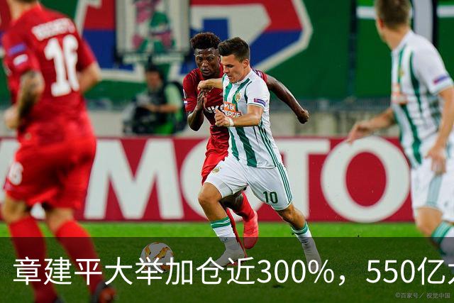 章建平大举加仓近300%，550亿龙头净利暴增26倍
